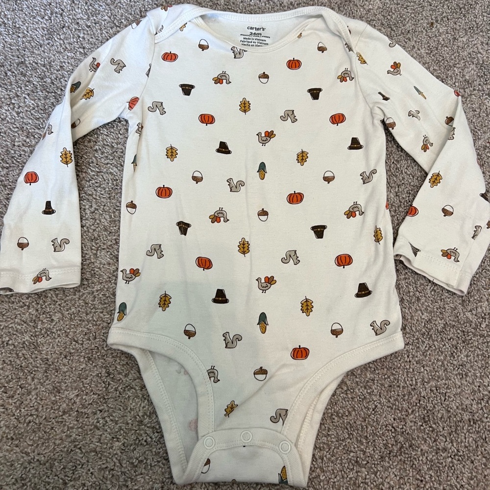 Carters Thanksgiving Onesie - Size 24 Months